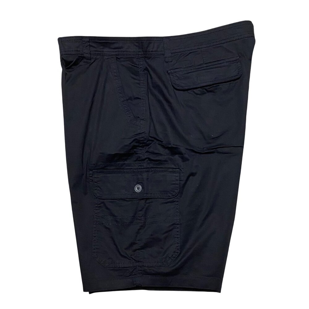 Iron Co. Mens Regular Fit Stretch Cargo Shorts Black Size 44‎ NWT